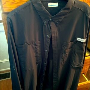 Columbia Dark Button-Up Shirt